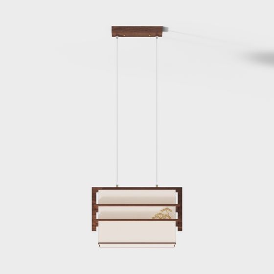 Eastern Light 3D model - Modern Chandelier Design