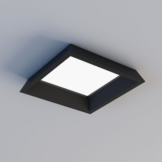 Sleek Ceiling Skylight 3D model for Modern Spaces