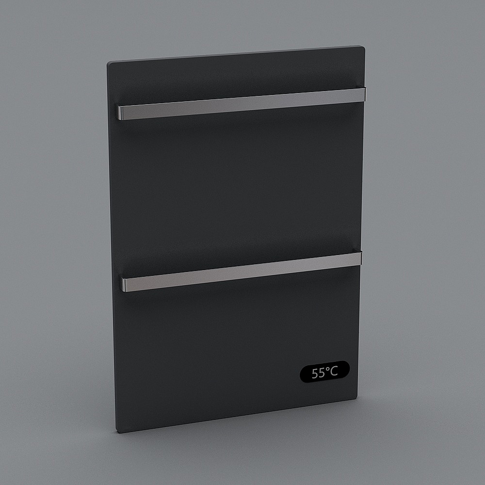 Smart Thermostat 3D model - Modern Minimalist Design