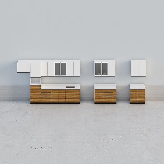 Urban Kitchen 3D model for Modern Design