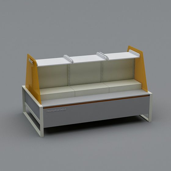 Modern Minimalist 3D Model Shelf