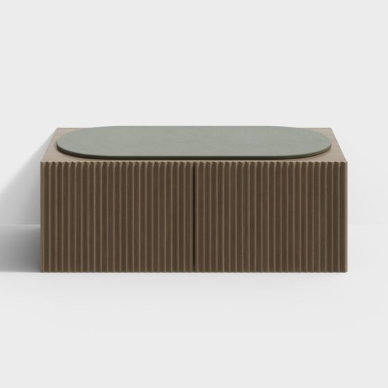 Wavy Coffee Table 3D model