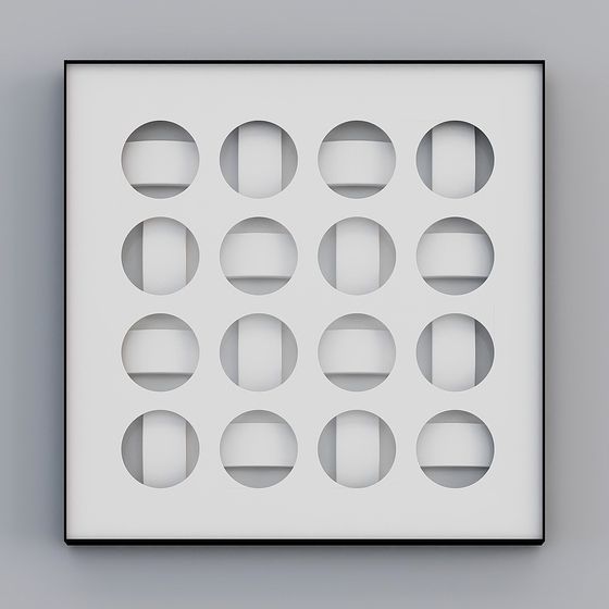 Modular Art Wall 3D model