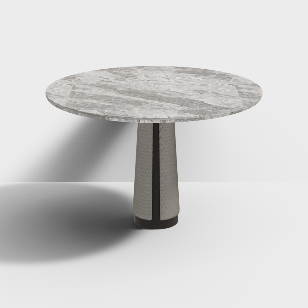 "MasaSanty/Massa Saint- Modern Light Andy Living Room Round Dining Table (Modern City Series)"