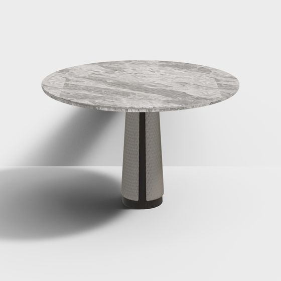 Elegant 3D Model Dining Table Design