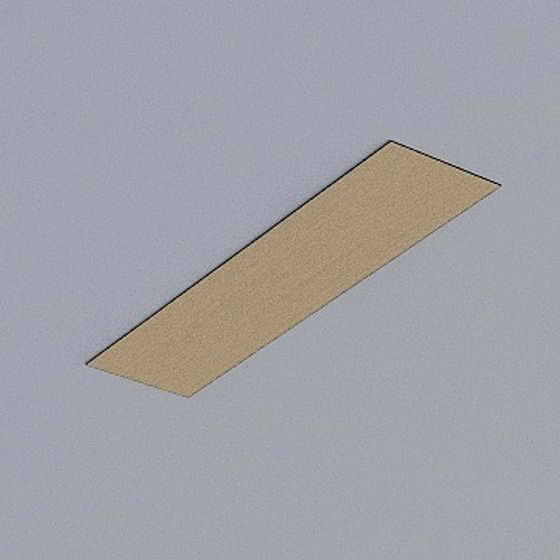 Honeycomb Panel 3D Model in Modern Gray