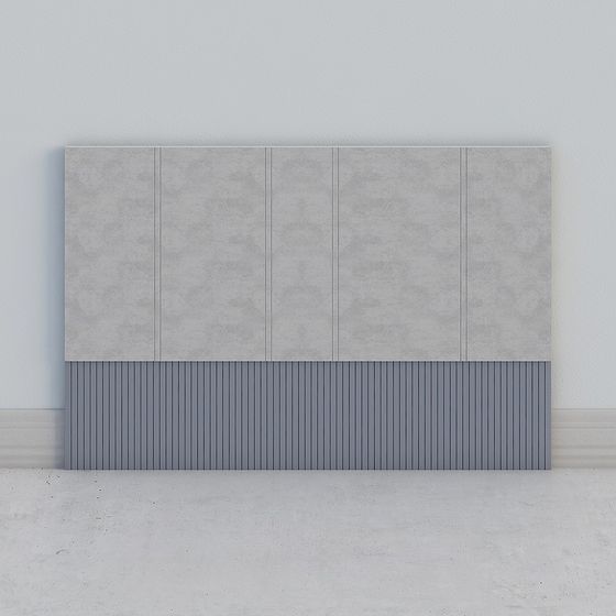 Modern Minimalist Wall Panel 3D model