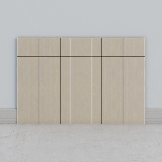 Stylish Low-Poly Storage Cabinet 3D model for Modern Spaces