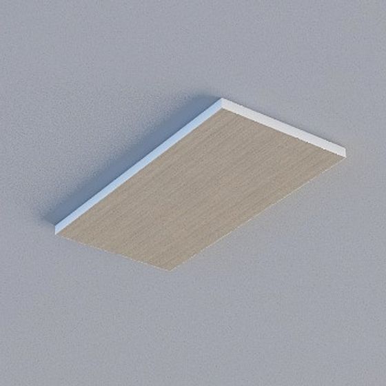 Frameless Honeycomb Panel 3D Model in Gray