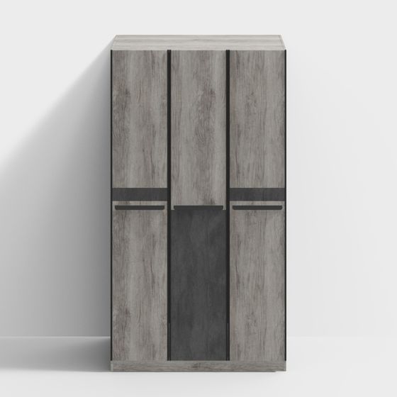 City Window Wardrobe 3D Model