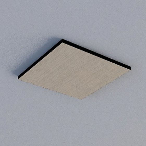 Frameless Honeycomb Panel in Gray - Elegant 3D Design