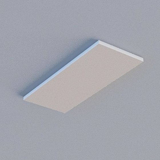 Borderless Framed Honeycomb Board 3D Model in Milk Coffee Color