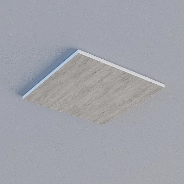 WBK-9x43mm Borderless Framed Honeycomb Board (Grey Oak) 1200x1200