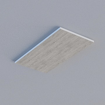 WBK-9x43mm Borderless Framed Honeycomb Board (Grey Oak) 900x1800