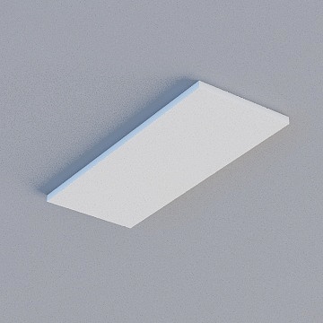 Frameless Honeycomb panel (light grey pattern)