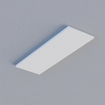 Frameless Honeycomb panel (light grey pattern)