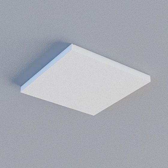 Frameless Honeycomb panel (light grey pattern)