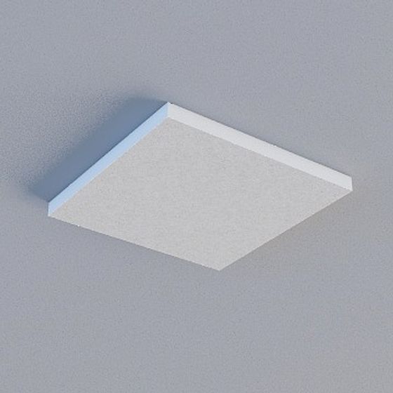 Dark Grey Pattern Frameless Honeycomb Panel 3D Model