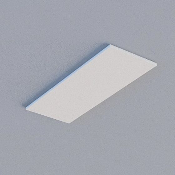 WBK-9x43mm Borderless Framed Honeycomb Board 3D Model in Yellow Cloth Pattern