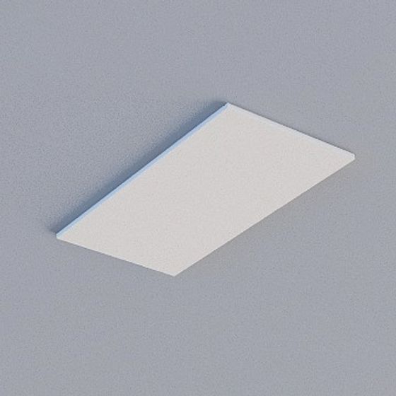 Honeycomb Board 3D Model with Yellow Cloth Pattern