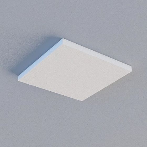 Frameless Honeycomb Panel 3D Model in Gray Finish