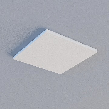 Frameless Honeycomb Panel 3D Model in Gray