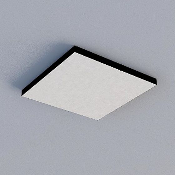 Stylish Gray Frameless Honeycomb Panel 3D Model