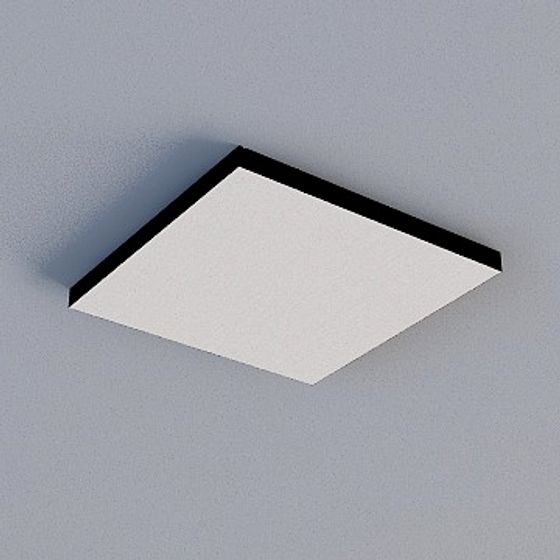 Frameless Honeycomb Panel 3D Model in Gray