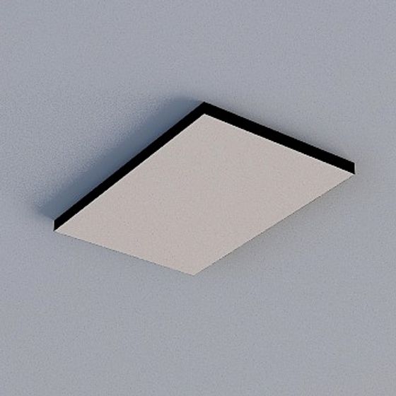 Frameless Honeycomb Panel 3D Model in Milk Coffee Color