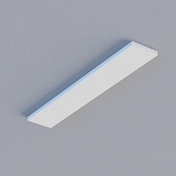 Frameless Honeycomb Panel in Greek Crystal White 3D Model