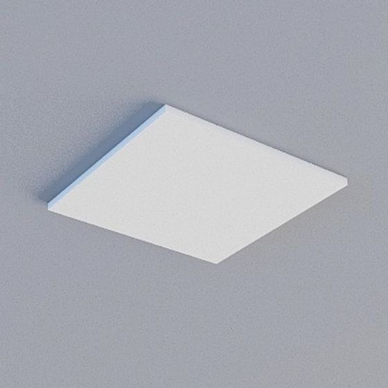 Frameless Honeycomb Panel 3D Model in Greek Crystal White