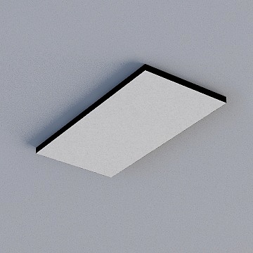 Frameless Honeycomb panel (dark grey pattern)