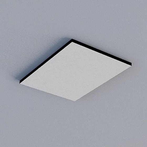 Frameless Honeycomb panel (dark grey pattern)