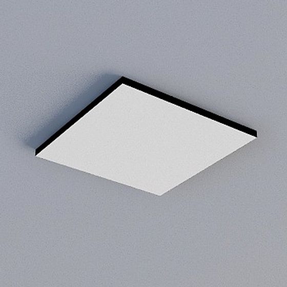 Modern Frameless Honeycomb Panel 3D Model