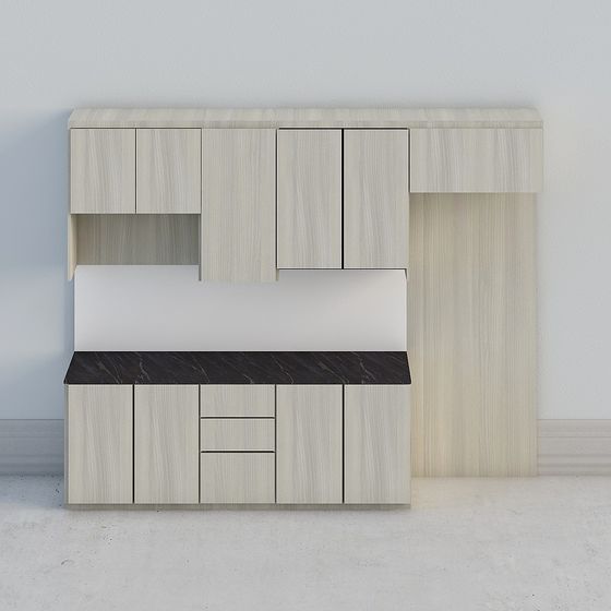 City Corner Cabinet 3D model