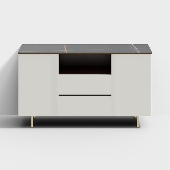 Urban Living Room TV Cabinet 3D model