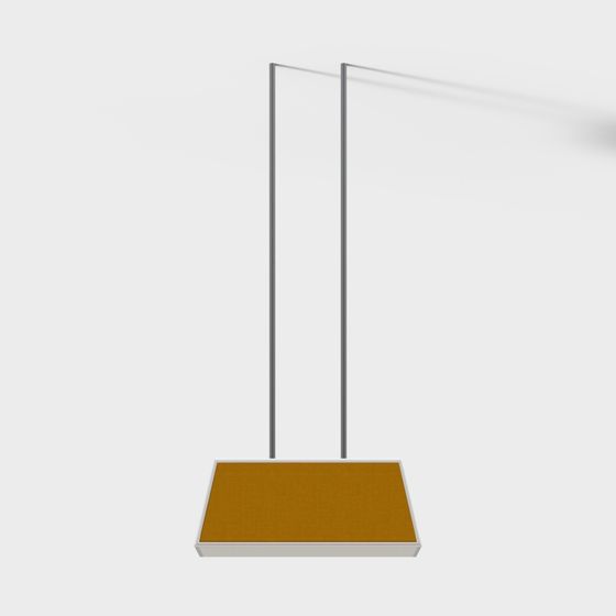 Stylish Low-Poly Hanger 3D model for Your Designs