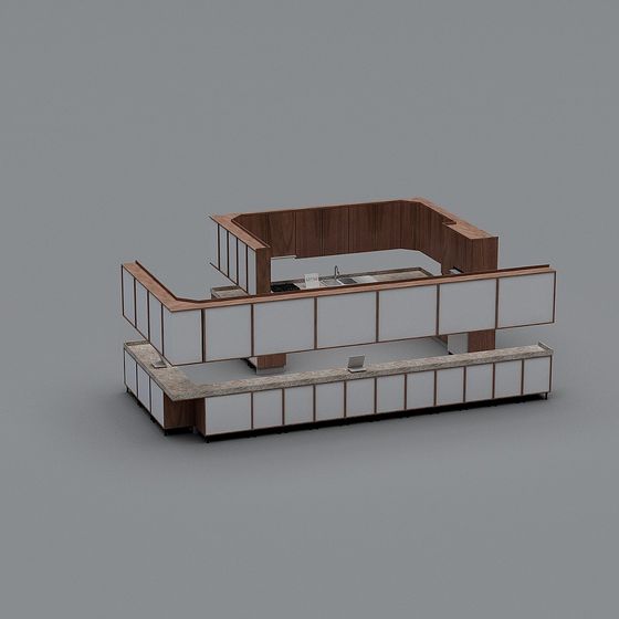 Urban Office Space 3D model