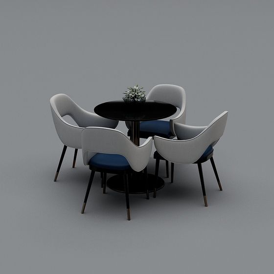 HWCD การออกแบบพื้นที่ต้อนรับการขายสมัยใหม่ - ชุดโต๊ะและเก้าอี้