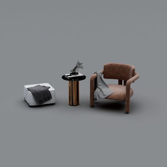 Urban Living Room Corner 3D model