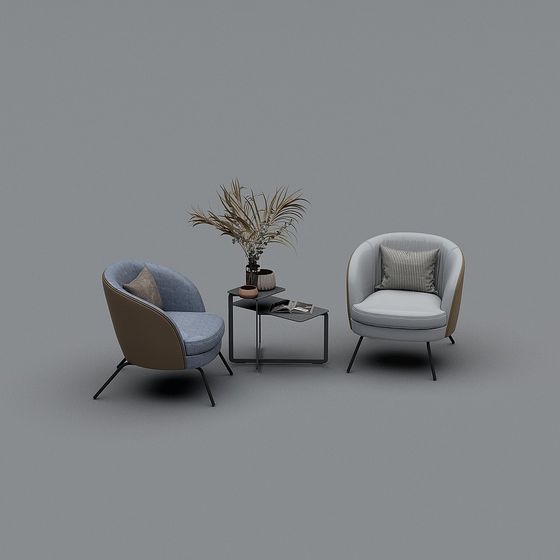 Urban Living Room 3D model