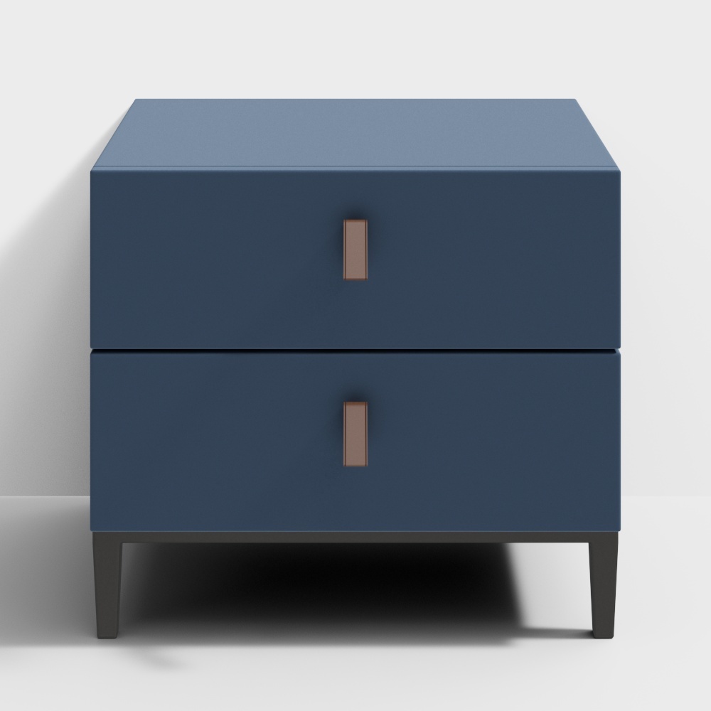 Modern Minimalist Nightstand 3D model