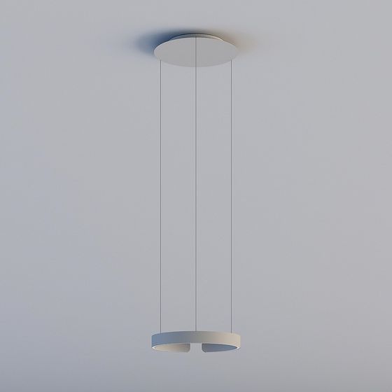 Minimalist Low-Poly Ceiling Light 3D model