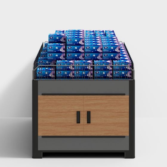 Modern Retail Display Cabinet 3D model