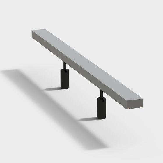 Minimalist Balance Beam 3D model