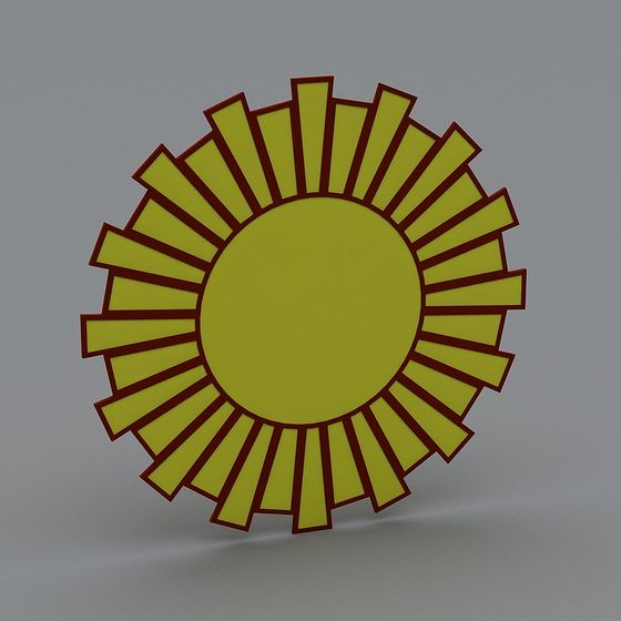 Sun Wheel 3D model