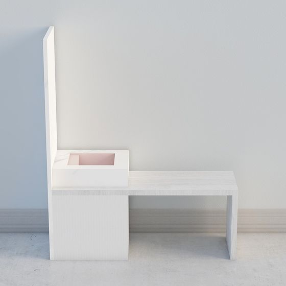 Minimalist Chair 3D Model Design