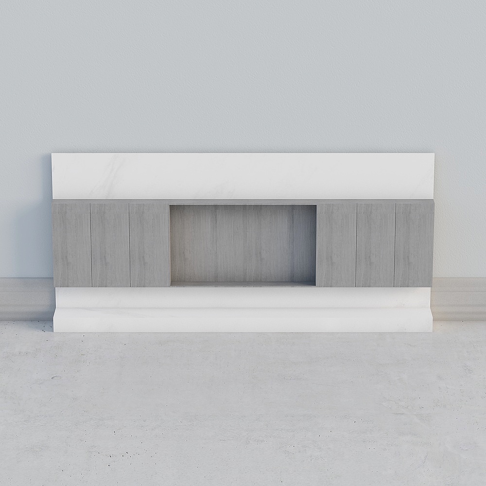 Living room-TV cabinet + background wall