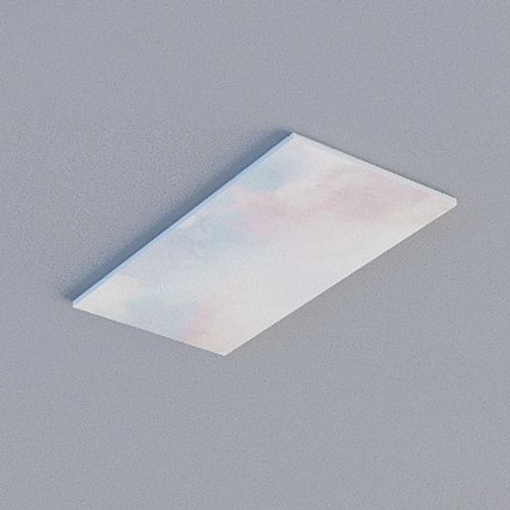 Gray Frameless Honeycomb Panel for Modern Interiors