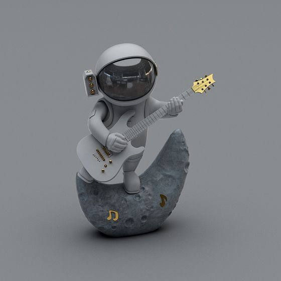 Ornamento scultura astronauta-1